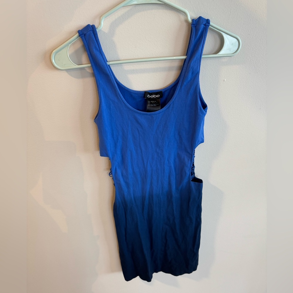 Bebe Royal Blue Mini Dress